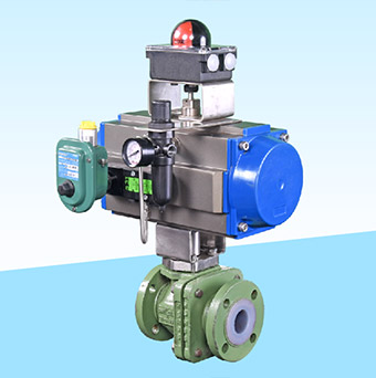 ipc pfa lined ball valve